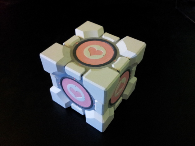Portal 2 companion & storage cubes